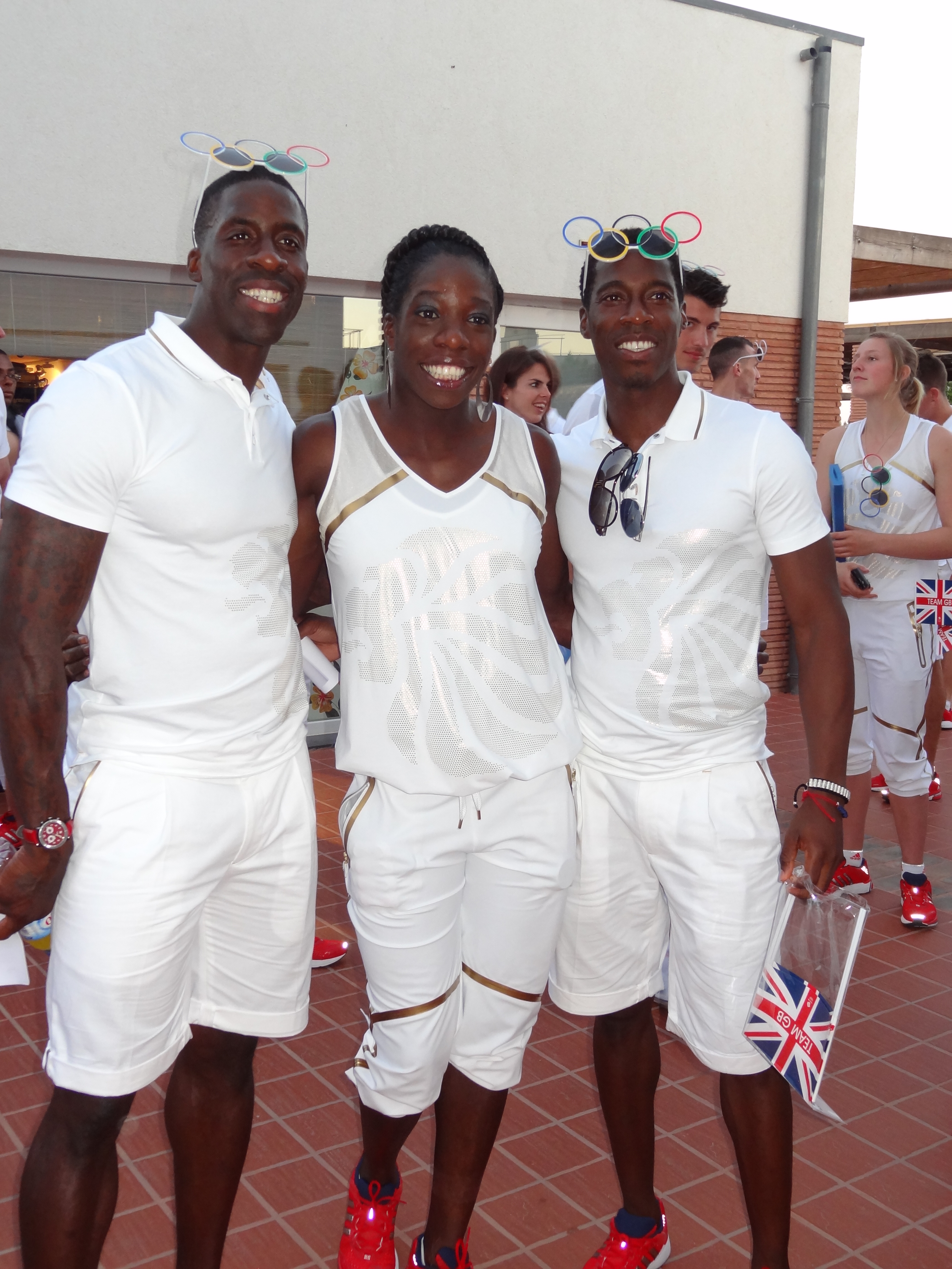 Dwain Chambers; Annyika Onuora; Christian Malcolm